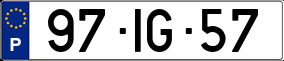 Truck License Plate