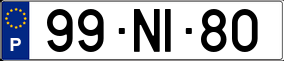 Truck License Plate