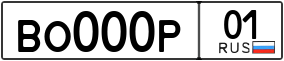 Truck License Plate