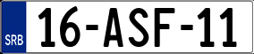 Truck License Plate