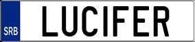 Truck License Plate