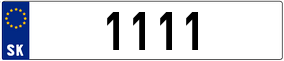 Truck License Plate