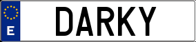 Truck License Plate
