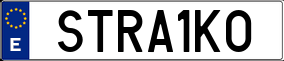 Truck License Plate