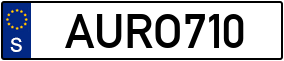 Truck License Plate