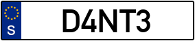 Truck License Plate