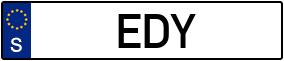 Truck License Plate