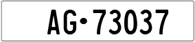 Truck License Plate