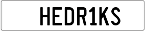 Truck License Plate