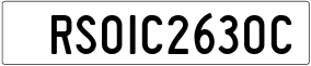 Truck License Plate