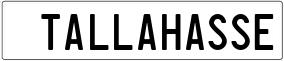 Truck License Plate