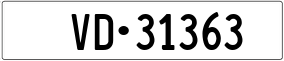 Truck License Plate