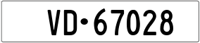 Truck License Plate