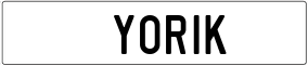 Truck License Plate