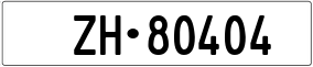 Truck License Plate