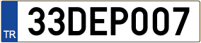 Truck License Plate