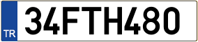 Truck License Plate
