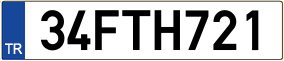 Truck License Plate