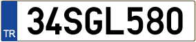 Truck License Plate
