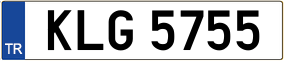 Truck License Plate