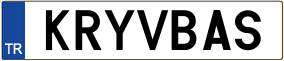 Truck License Plate