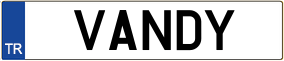 Truck License Plate