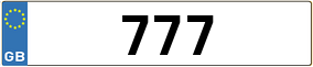 Truck License Plate