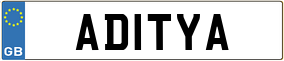 Truck License Plate