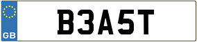 Truck License Plate