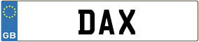 Truck License Plate