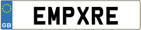 Truck License Plate