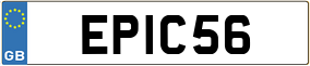 Truck License Plate