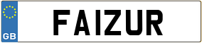 Truck License Plate