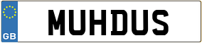 Truck License Plate