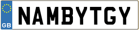 Truck License Plate