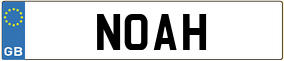 Truck License Plate