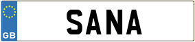 Truck License Plate