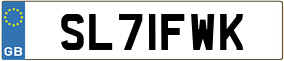 Truck License Plate