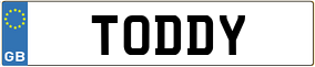 Truck License Plate