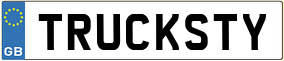 Truck License Plate