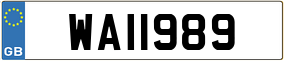 Truck License Plate