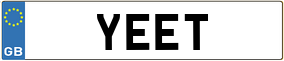 Truck License Plate
