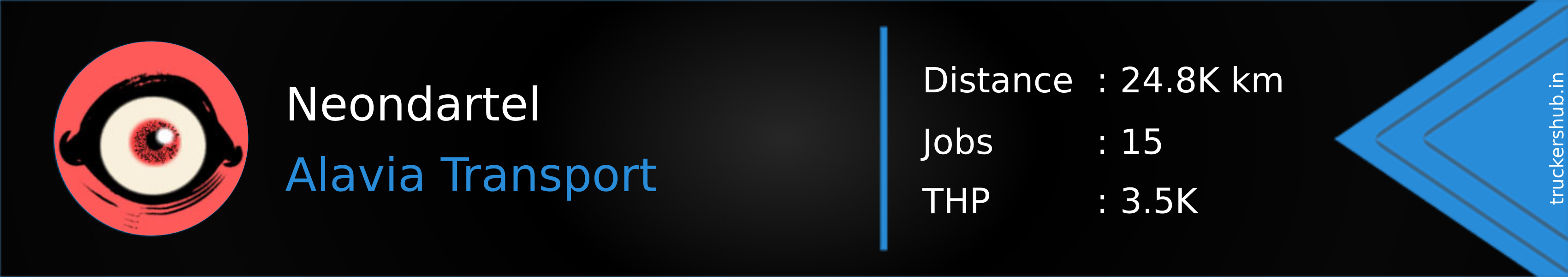 Neondartel Banner