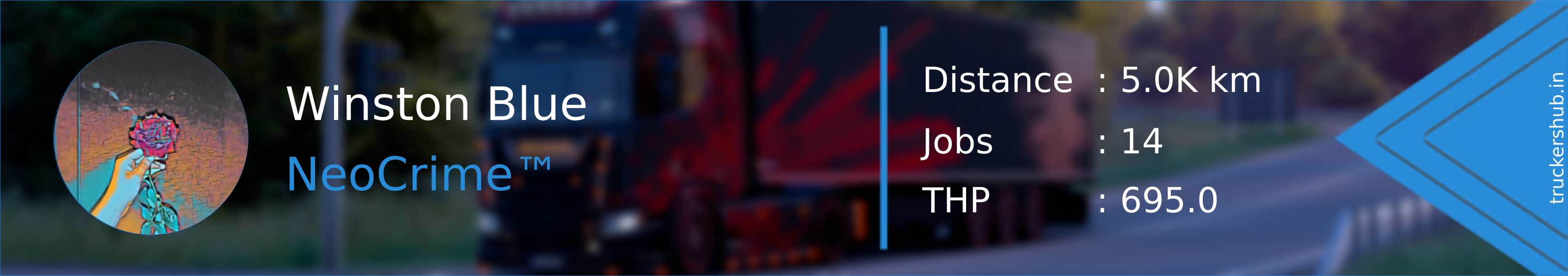 Winston Blue Banner