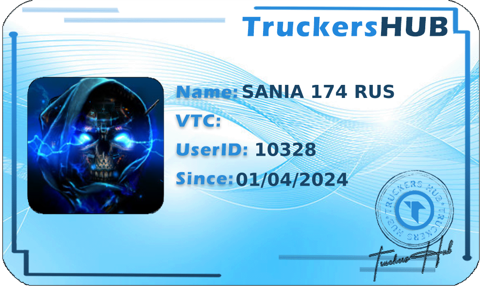 SANIA 174 RUS License