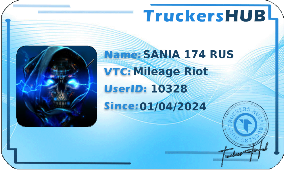 SANIA 174 RUS License