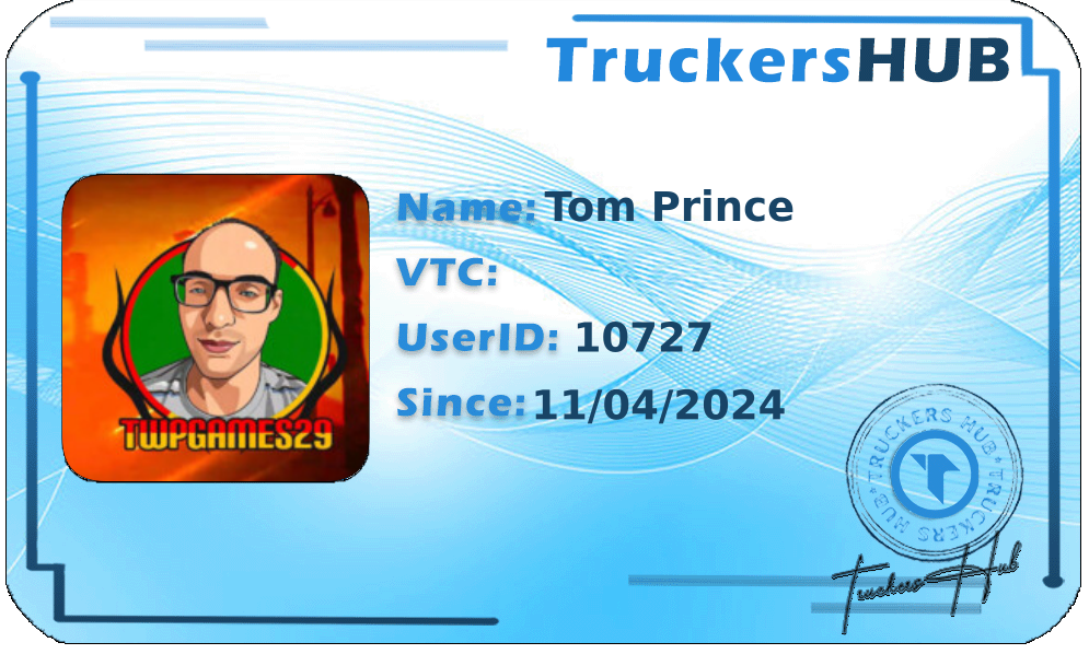 Tom Prince License