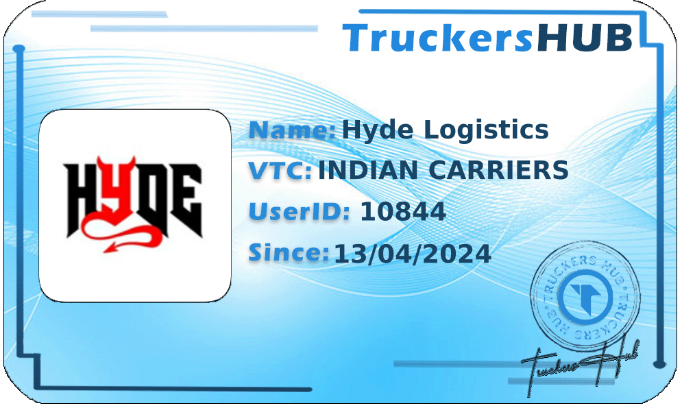 Hyde Logistics License