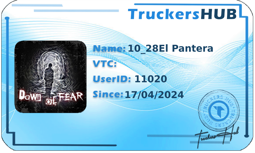 10_28El Pantera License