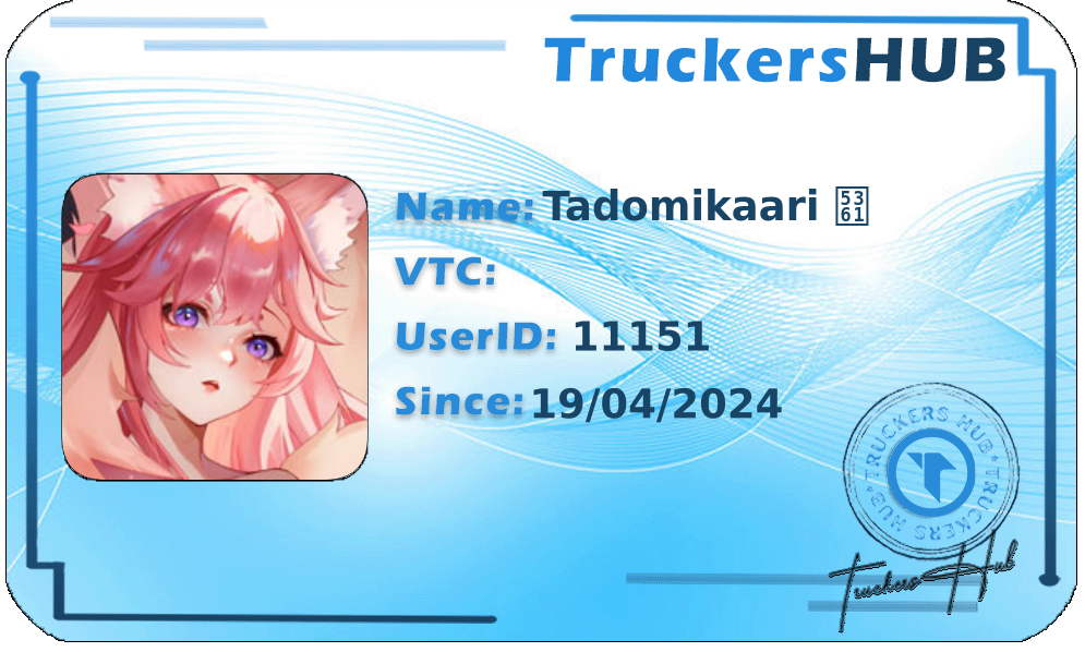 Tadomikaari 卡 License